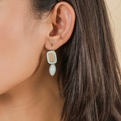 Boucles d'oreilles dormeuses Mississippi Nature Bijoux