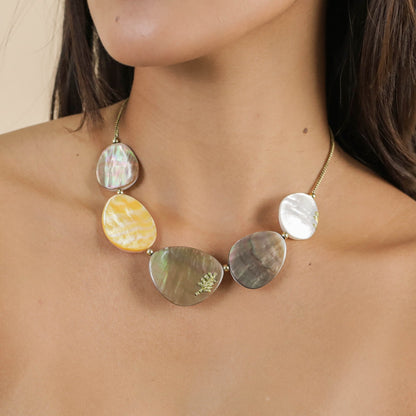Collier court 5 éléments CALLIOPE Nature bijoux