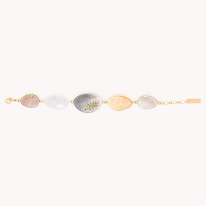 Bracelet ajustable 5 éléments CALLIOPE Nature bijoux