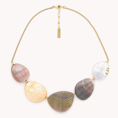 Collier court 5 éléments CALLIOPE Nature bijoux