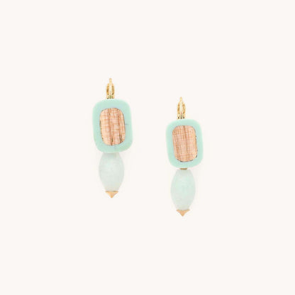 Boucles d'oreilles dormeuses Mississippi Nature Bijoux