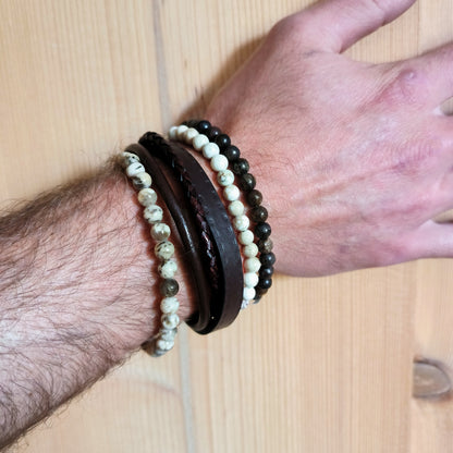 Manchette de bracelets homme Julien