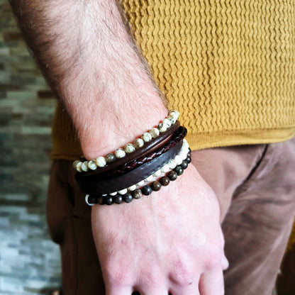 Manchette de bracelets homme Julien