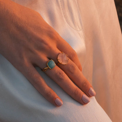 Bague Tresse Citrine Une à Une